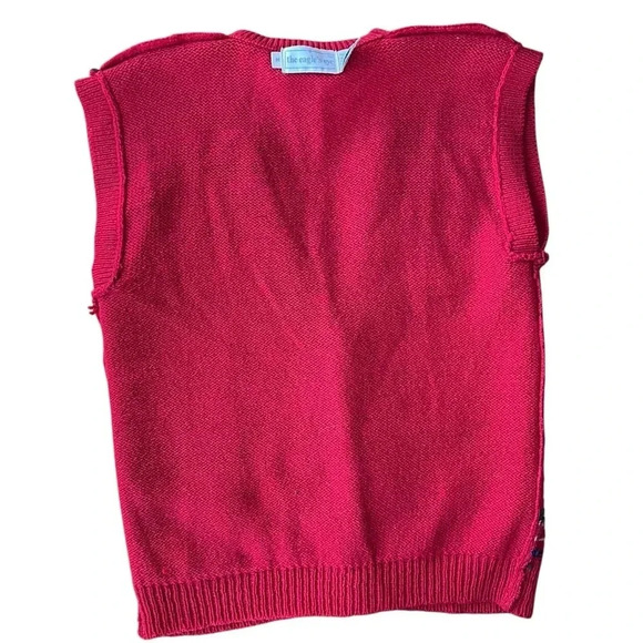 THE EAGLE’S EYE VINTAGE SHETLAND WOOL NOVELTY TEDDY BEAR VEST LIKE NEW | MEDIUM - Picture 10 of 12